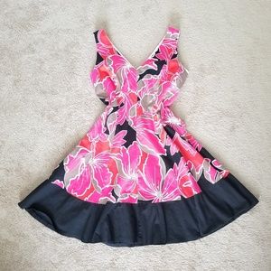 Fit & Flare Floral Midi Dress